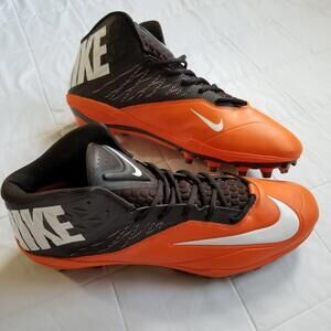 Nike Zoom Code Elite 3/4 TD Football Cleats Men's 17 Black Orange 620499 208